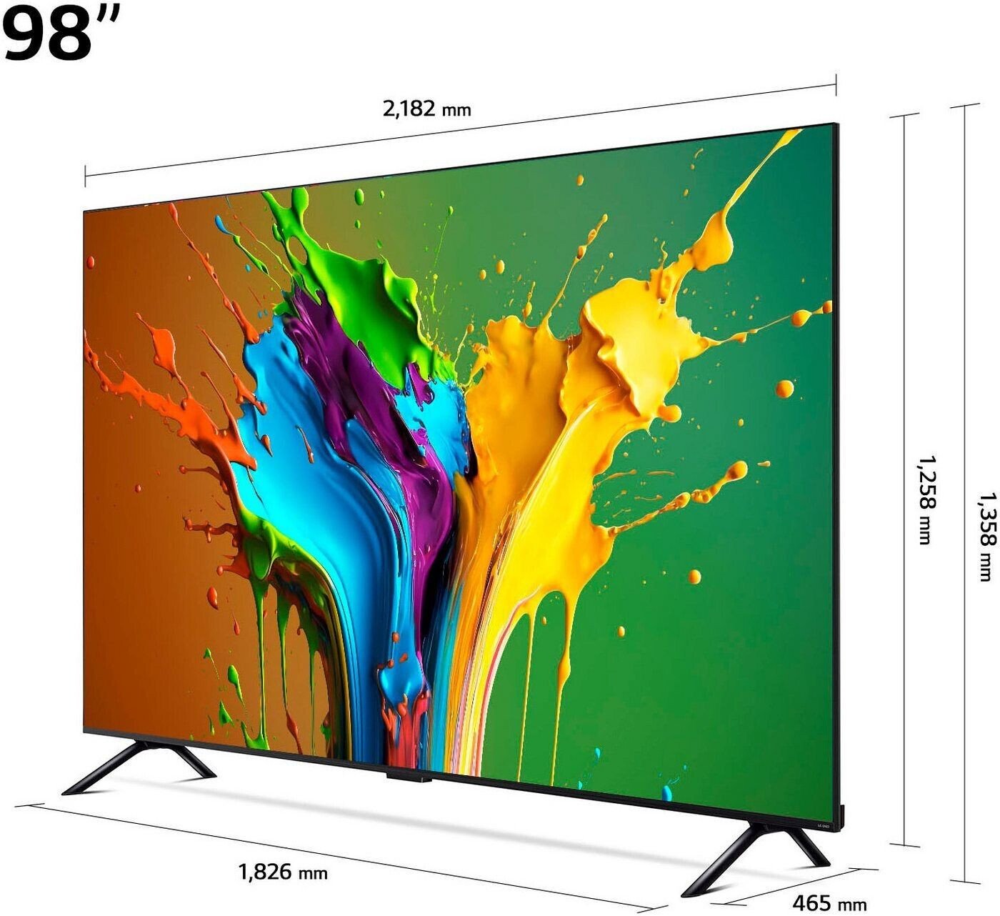 Televizor LG 98QNED89T6A, Ultra HD 4K, HDR, 247 см