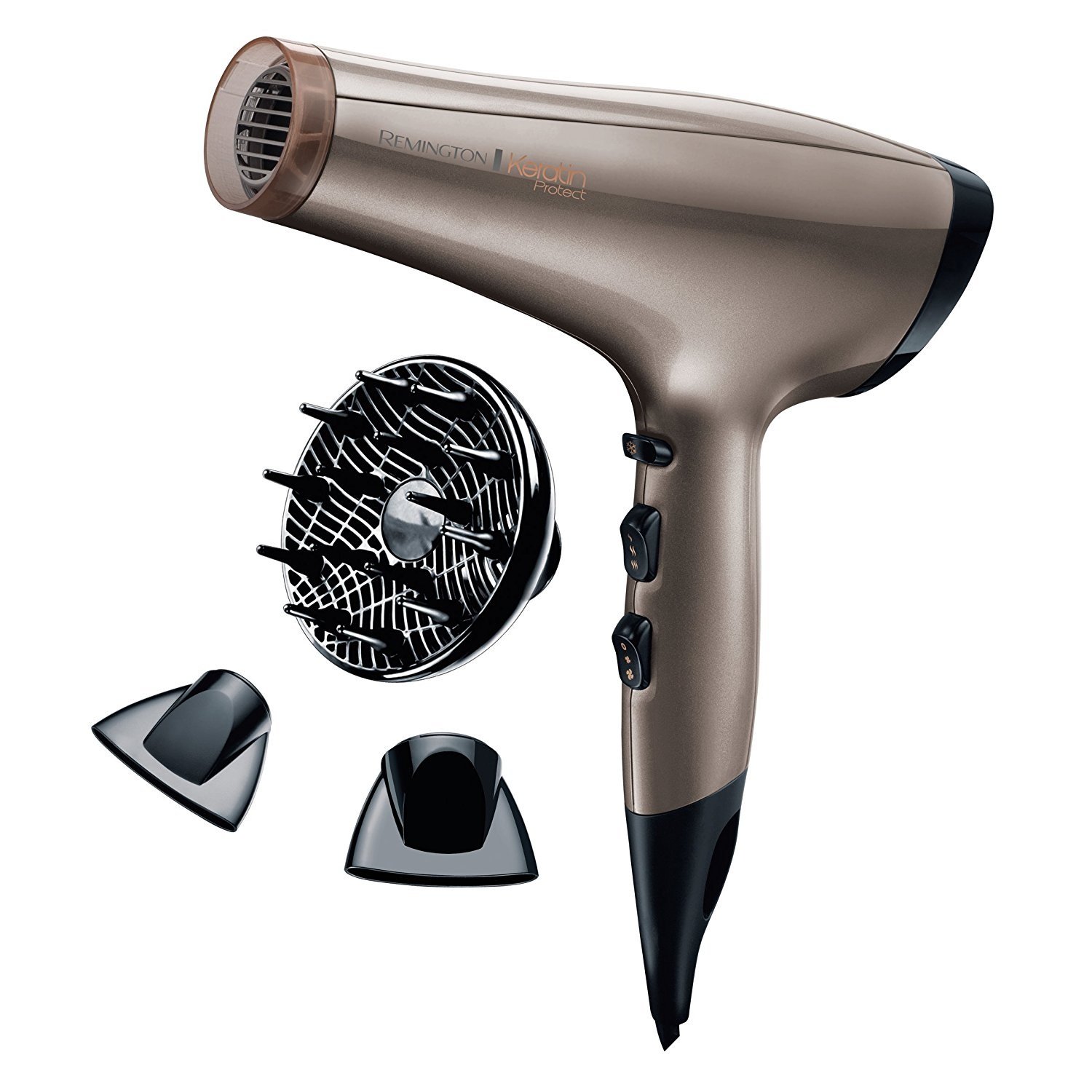 Uscător de păr Remington AC8002 Keratin Protect, 2200W, 2 viteze, 3 trepte temperatura