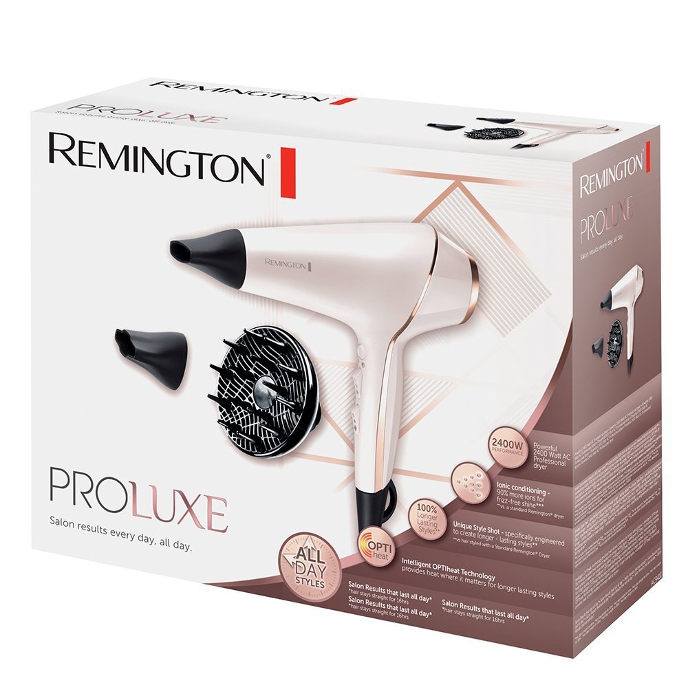Uscător de păr Remington AC9140 PROluxe, 2400W, 2 viteze, 3 trepte temperatura