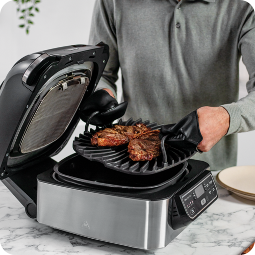 Friteuza cu aer cald si gratar electric Ninja Foodi AG301EU, 5,7l, 1760 W