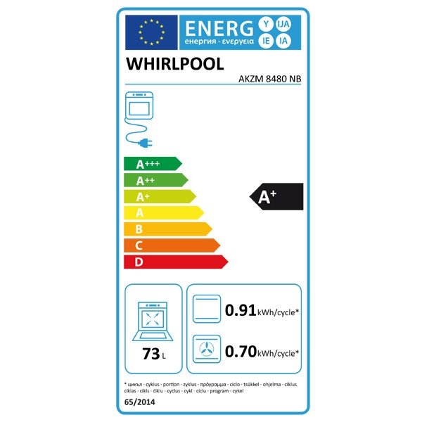Духовой шкаф электрический Whirlpool AKZM 8480 NB
