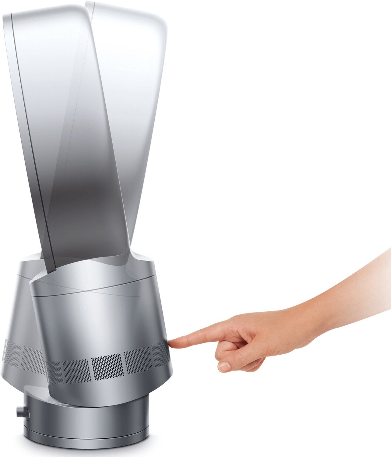 Безлопастной вентилятор Dyson AM07, 26Вт, белый / серебристый