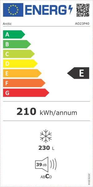 Lada frigorifica Arctic AO23P40, 230 l, Clasa E, Alb