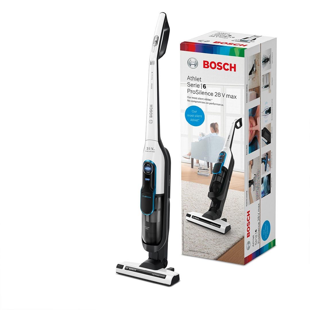 Аккумуляторный пылесос Bosch BCH86SIL1 Athlet ProSilence 28Vmax Белый
