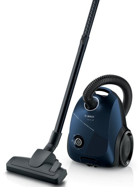Пылесос с пылесборником Bosch BGLS2BU2, 3.5 л , 600 Вт, 80 дБ, синий