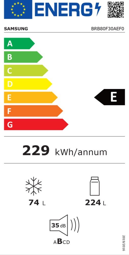 Combina frigorifica integrata Samsung BRB80F30AEF0EO, No Frost, h=193,5 cm