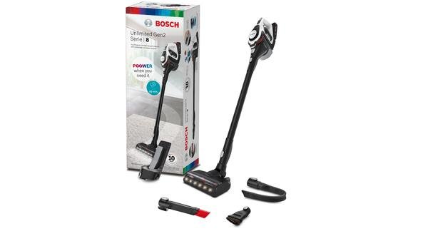 Aspirator cu acumulatori  Bosch BSS821VNE4 Unlimited Gen2 Alb