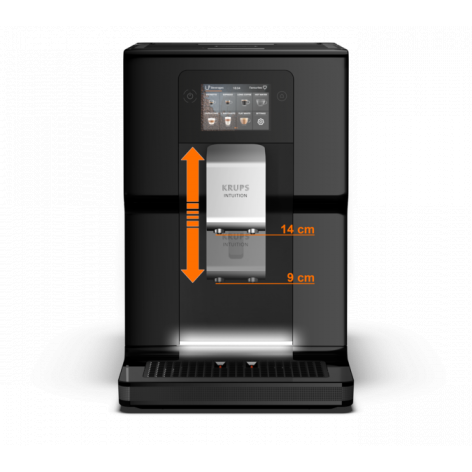 Автоматическая кофемашина KRUPS Intuition EA873810, 3л, 1450W, 15 bar, черный