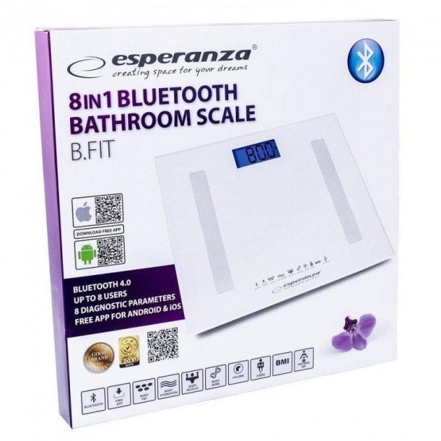 Весы напольные Esperanza EBS016W