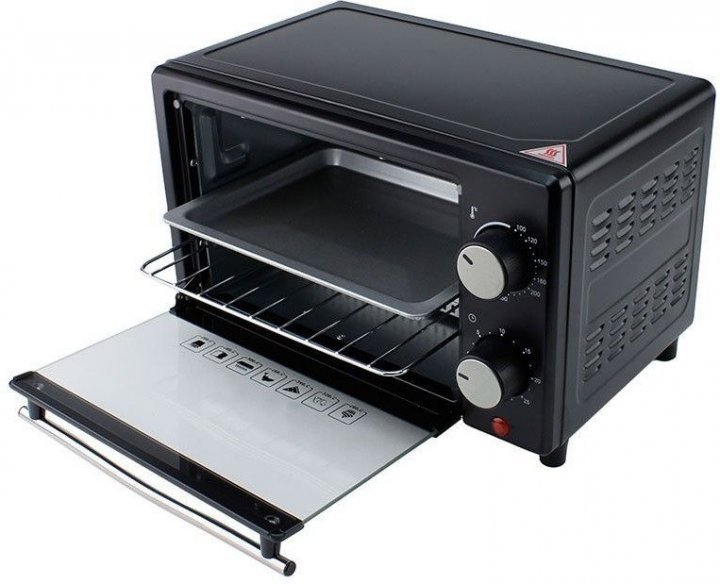 Mini cuptor Esperanza EKO004, 900W, 10l, Timer, Negru