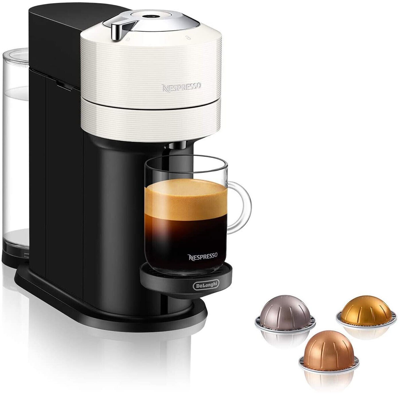 Кофемашина капсульная DeLonghi Nespresso Vertuo Next ENV120.W
