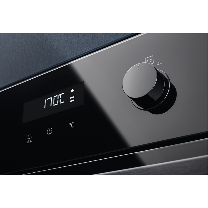Паровая печь SteamCrisp Electrolux EOC6H71Z, гидролизная самоочистка, 72 л, Класс А+, черный