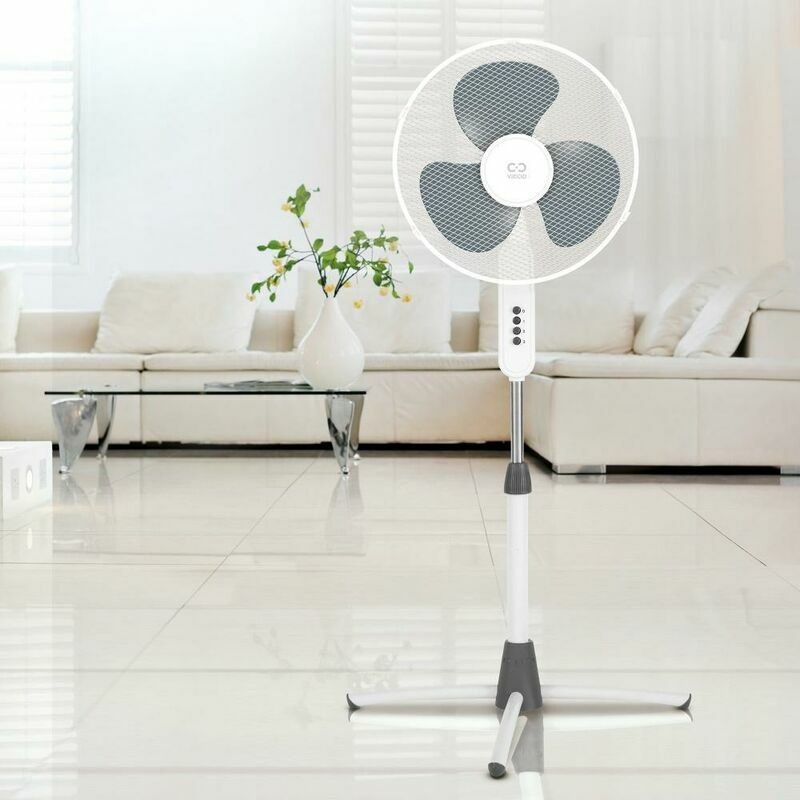 Ventilator pe picior Viccio FFA4058, 58 W, Diametru 40 cm, 3 trepte de viteza, functie de oscilare