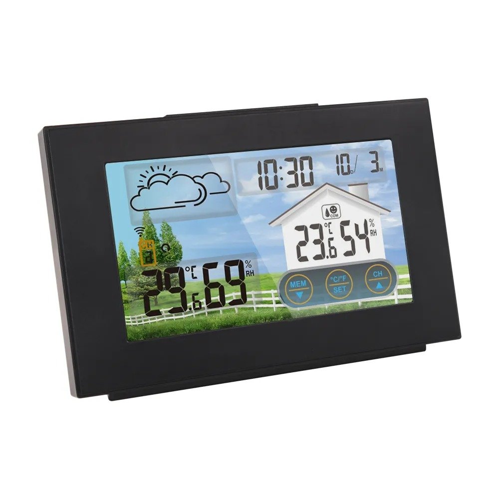 Stație meteorologică Fan Ju FJ3551A, cu ceas, alarma si termometru