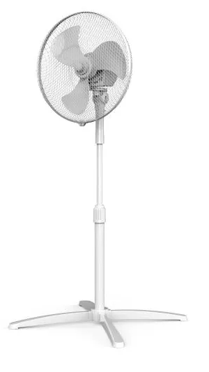 Вентилятор напольный Midea FS40-21M, 40 Вт, белый