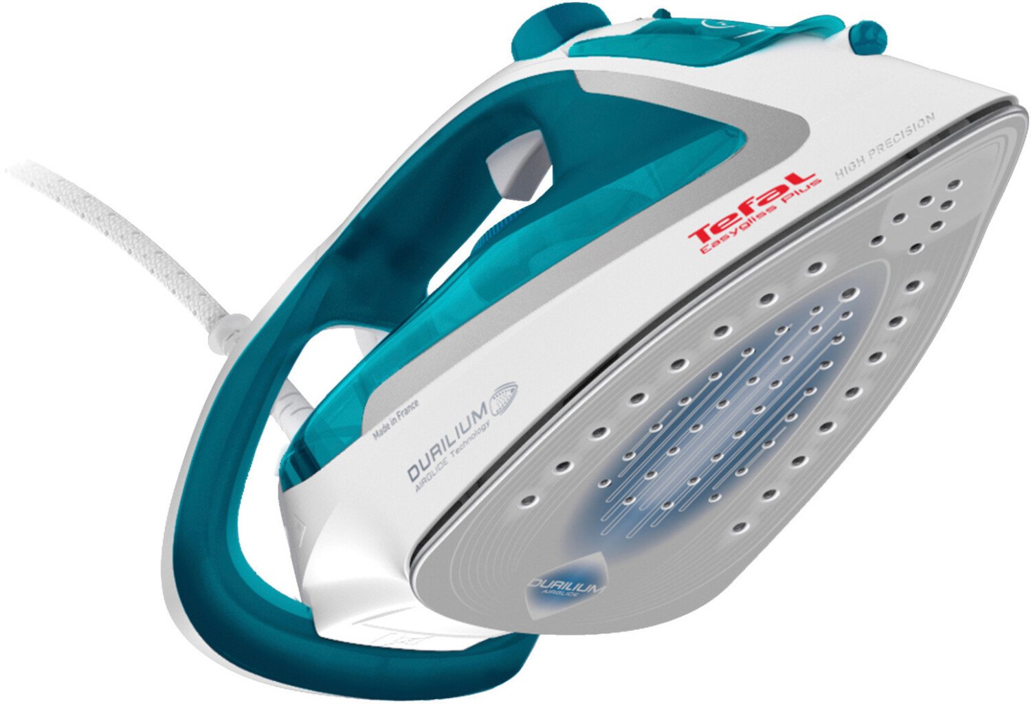 Утюг с паром Tefal FV5718 Easygliss Plus, 2500 Вт, Бирюзовый