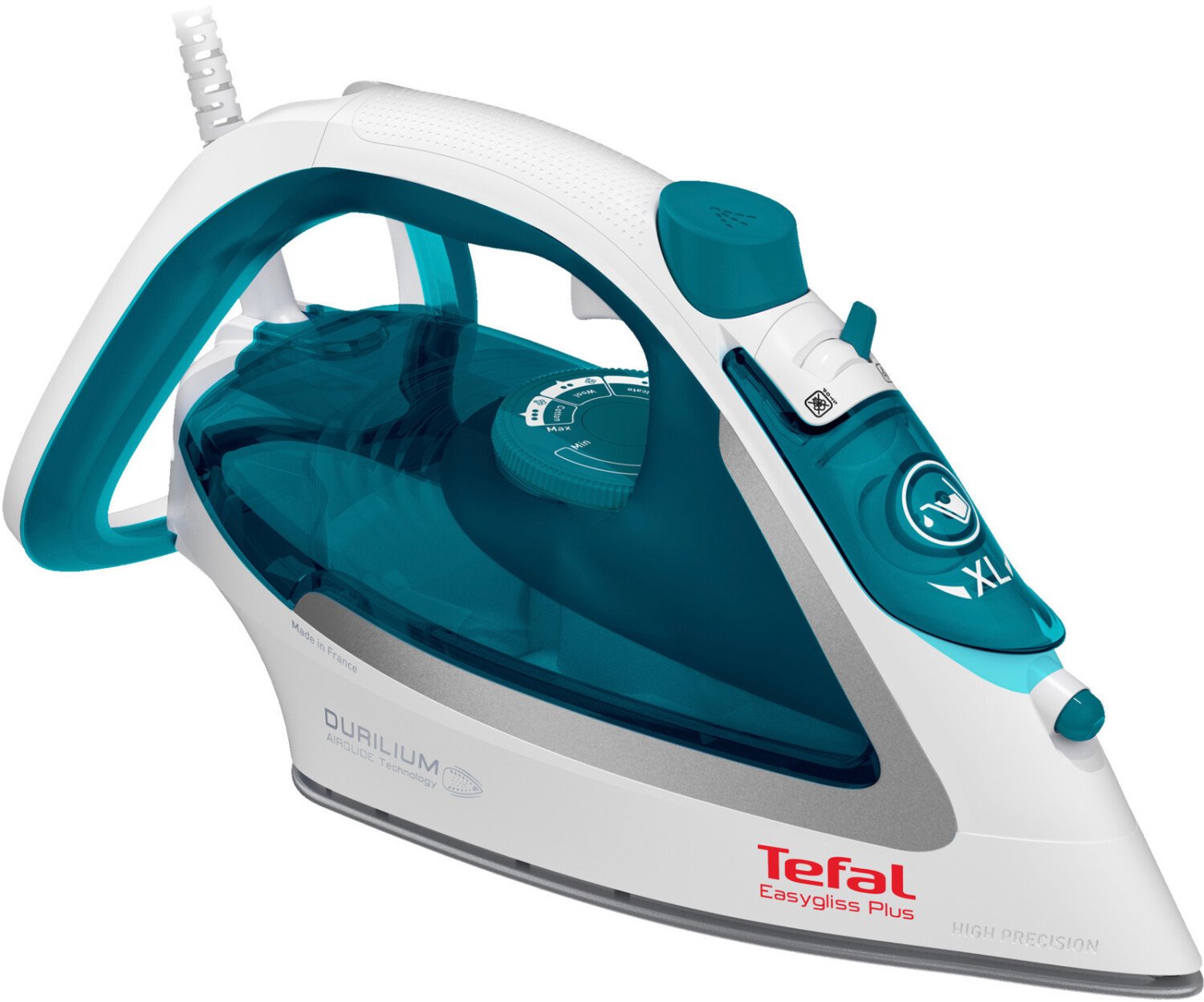 Утюг с паром Tefal FV5718 Easygliss Plus, 2500 Вт, Бирюзовый