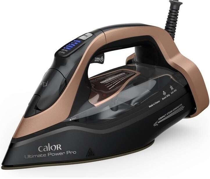 Утюг с паром Tefal Ultimate Power Pro FV9E50C0, 3200 Вт, 300 г/мин, 350 мл, керамическая подошва