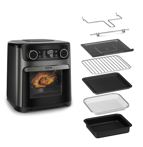 Фритюрница Tefal Easy Multifunction Fry FW5558E0, 15л, 9 функций, черный