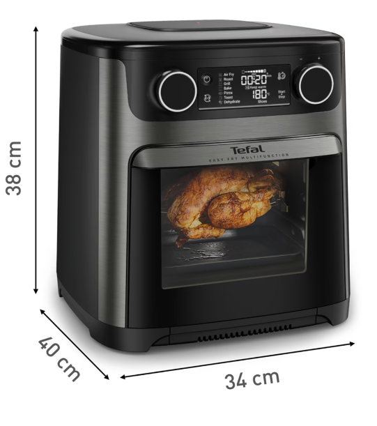 Фритюрница Tefal Easy Multifunction Fry FW5558E0, 15л, 9 функций, черный