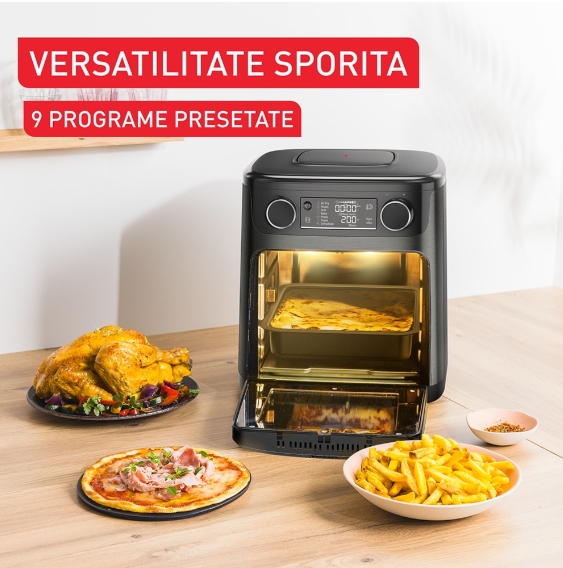 Фритюрница Tefal Easy Multifunction Fry FW5558E0, 15л, 9 функций, черный