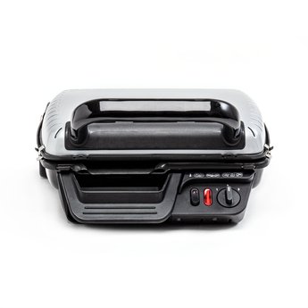 Электрический гриль Tefal GC305012, 2000 Вт, нержавеющая сталь, съемные антипригарные пластины, регулируемый термостат