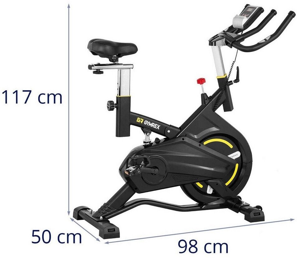 Велотренажер Gymrex GR-MG123, макс. вес пользователя 100 кг, ЖК-дисплей