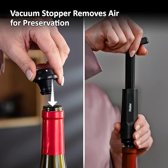 Kit de deschizător de sticle de vin electric Haier HAWUKIT06