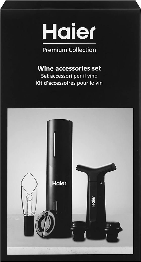 Kit de deschizător de sticle de vin electric Haier HAWUKIT06