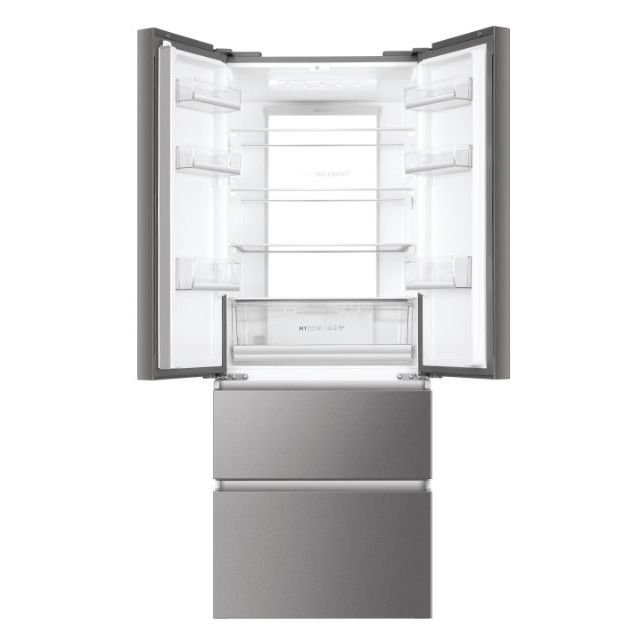 Холодильник French Door Haier HB17FPAAA, 446 l, No Frost, LED, Класс E, H 190 cм, нержавейка