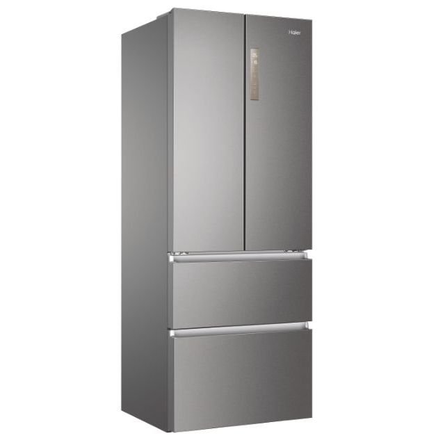 Холодильник French Door Haier HB17FPAAA, 446 l, No Frost, LED, Класс E, H 190 cм, нержавейка