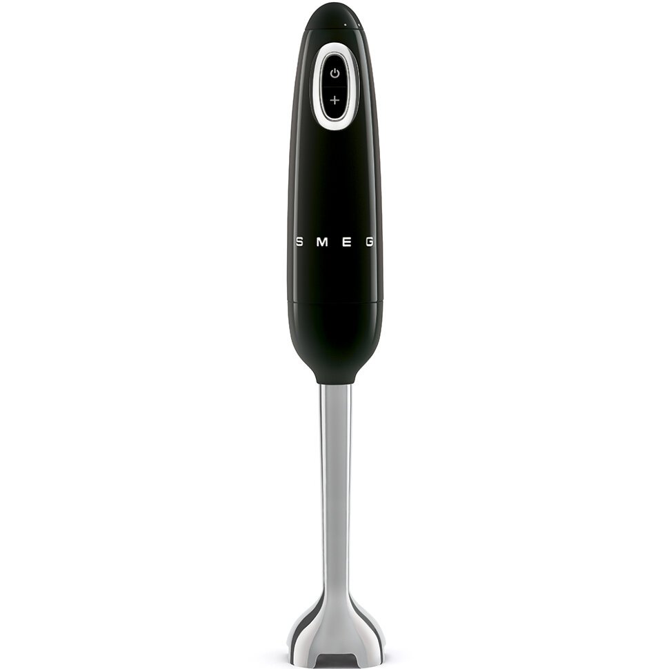 Погружной блендер cтиль 50-х г. Smeg HBF11BLEU, 700 Вт, Turbo, черный