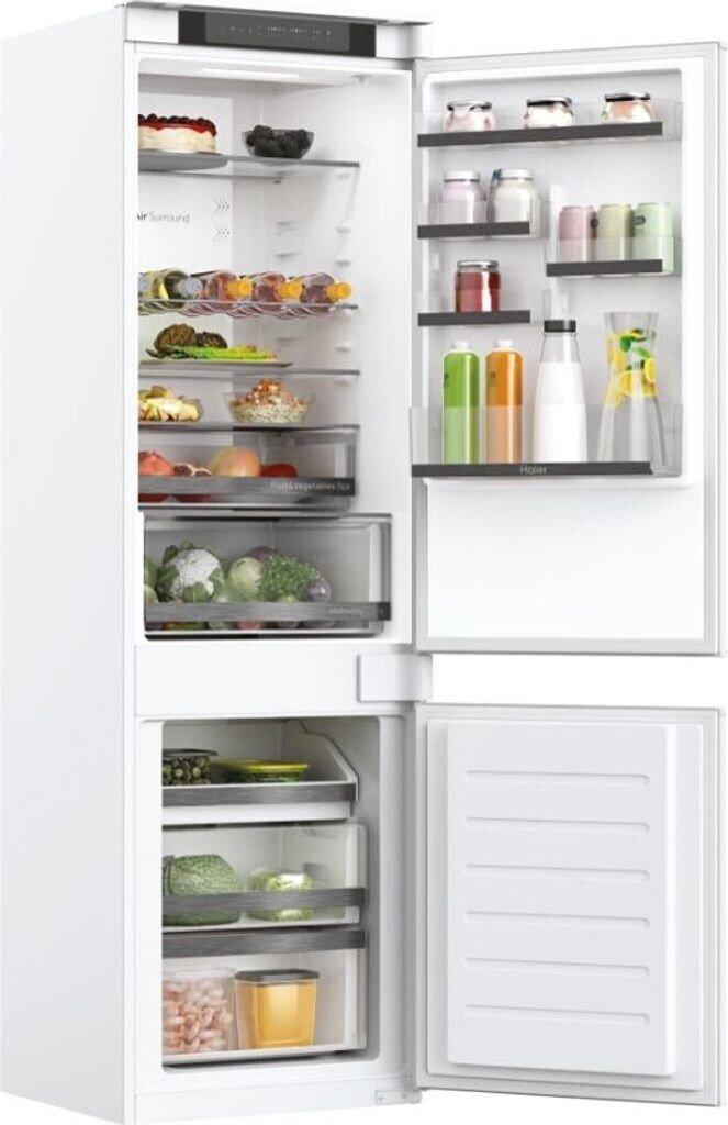 Combina frigorifica incorporabila Haier HBW5518E, Total No Frost, 248 l, H 178 cm, Clasa E, Wi-Fi