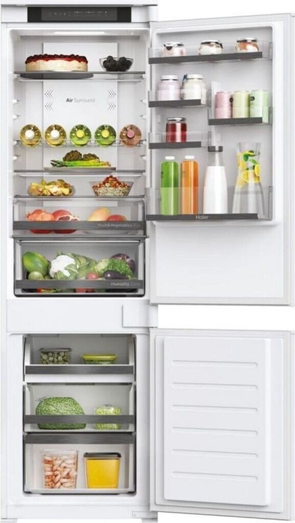 Combina frigorifica incorporabila Haier HBW5518E, Total No Frost, 248 l, H 178 cm, Clasa E, Wi-Fi