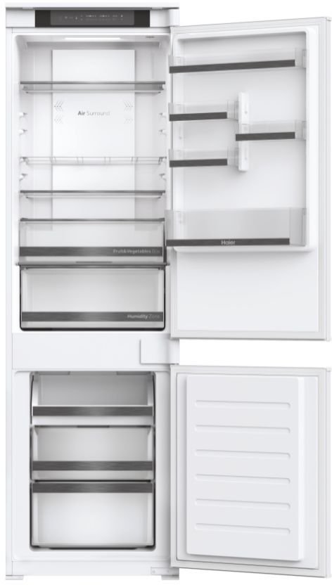 Combina frigorifica incorporabila Haier HBW5519E, Total No Frost, 281 l, H 193 cm, Clasa E, Wi-Fi