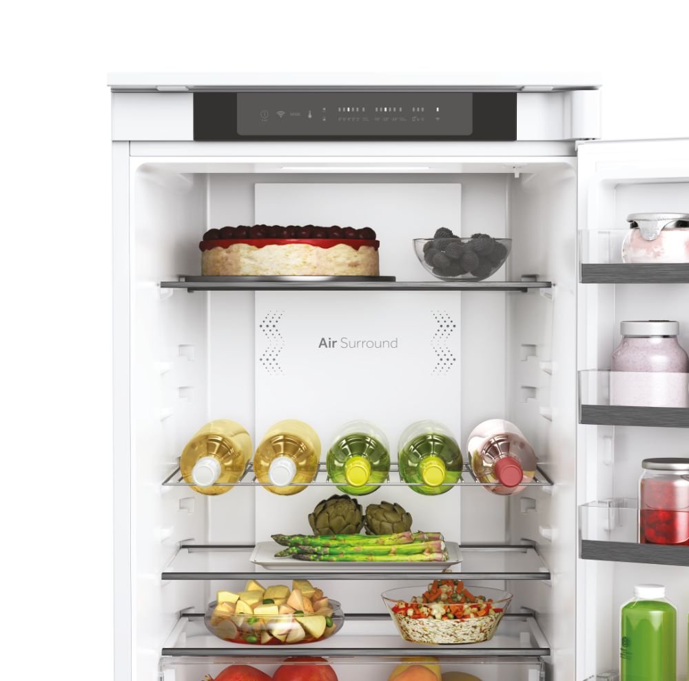Combina frigorifica incorporabila Haier HBW5519E, Total No Frost, 281 l, H 193 cm, Clasa E, Wi-Fi