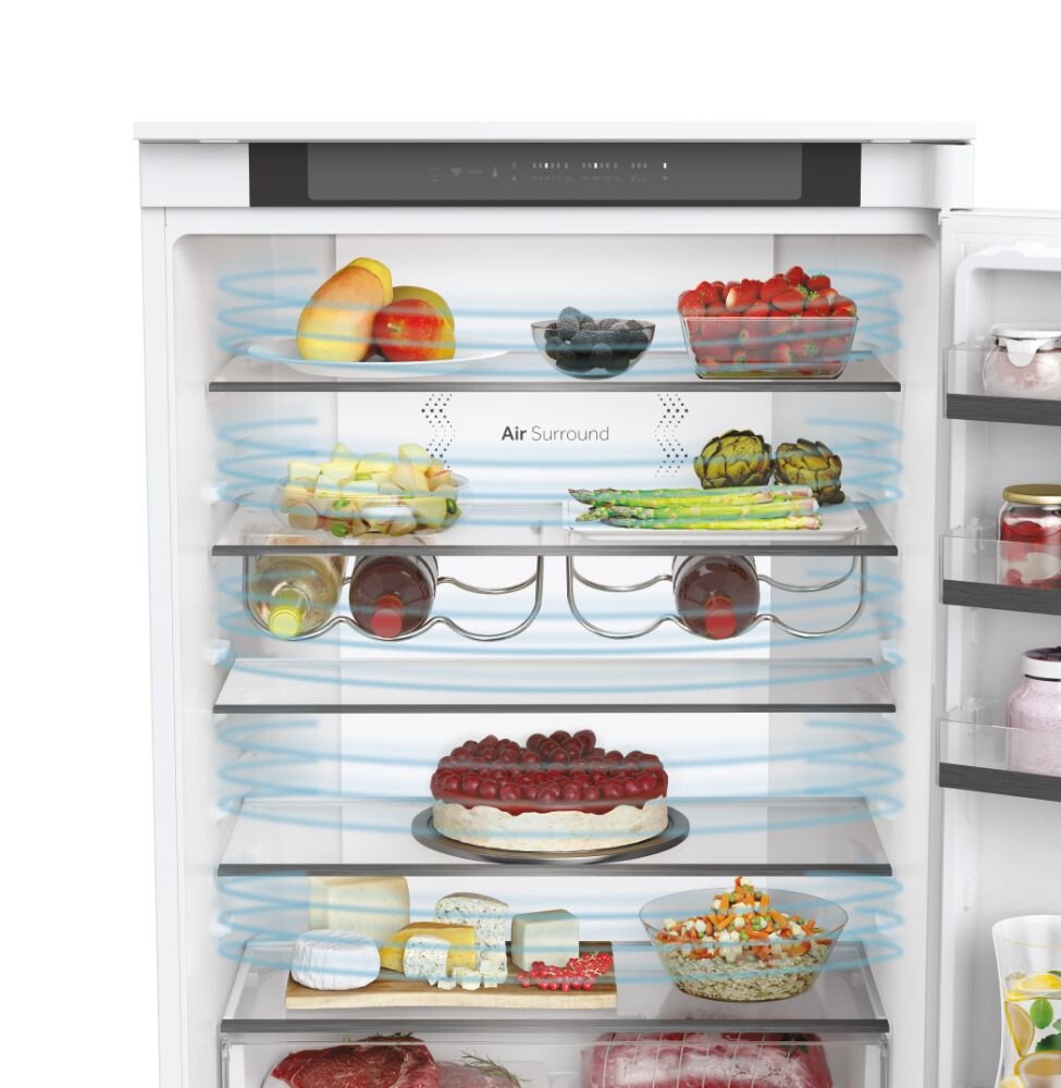 Холодильник встраиваемый Haier HBW5719E, No Frost, 364 л, H 193,5 см, Класс E, Wi-Fi