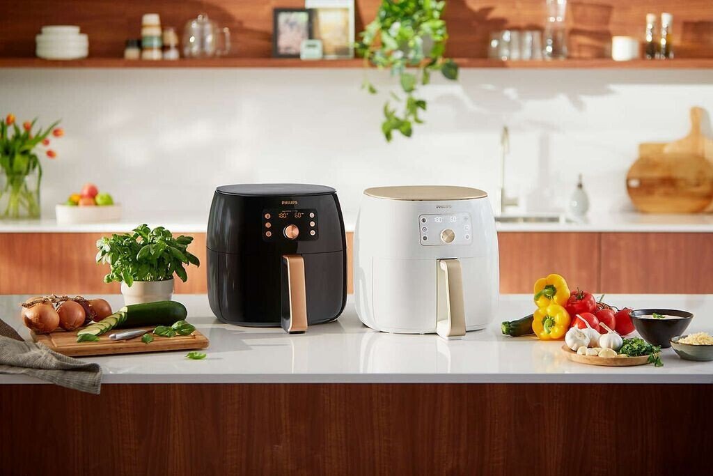 Friteuza cu aer cald Philips Ovi Smart HD9870/20, 7,3l, alb