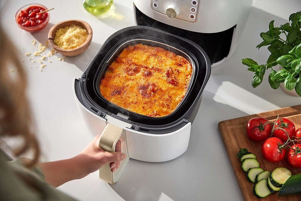 Friteuza cu aer cald Philips Ovi Smart HD9870/20, 7,3l, alb
