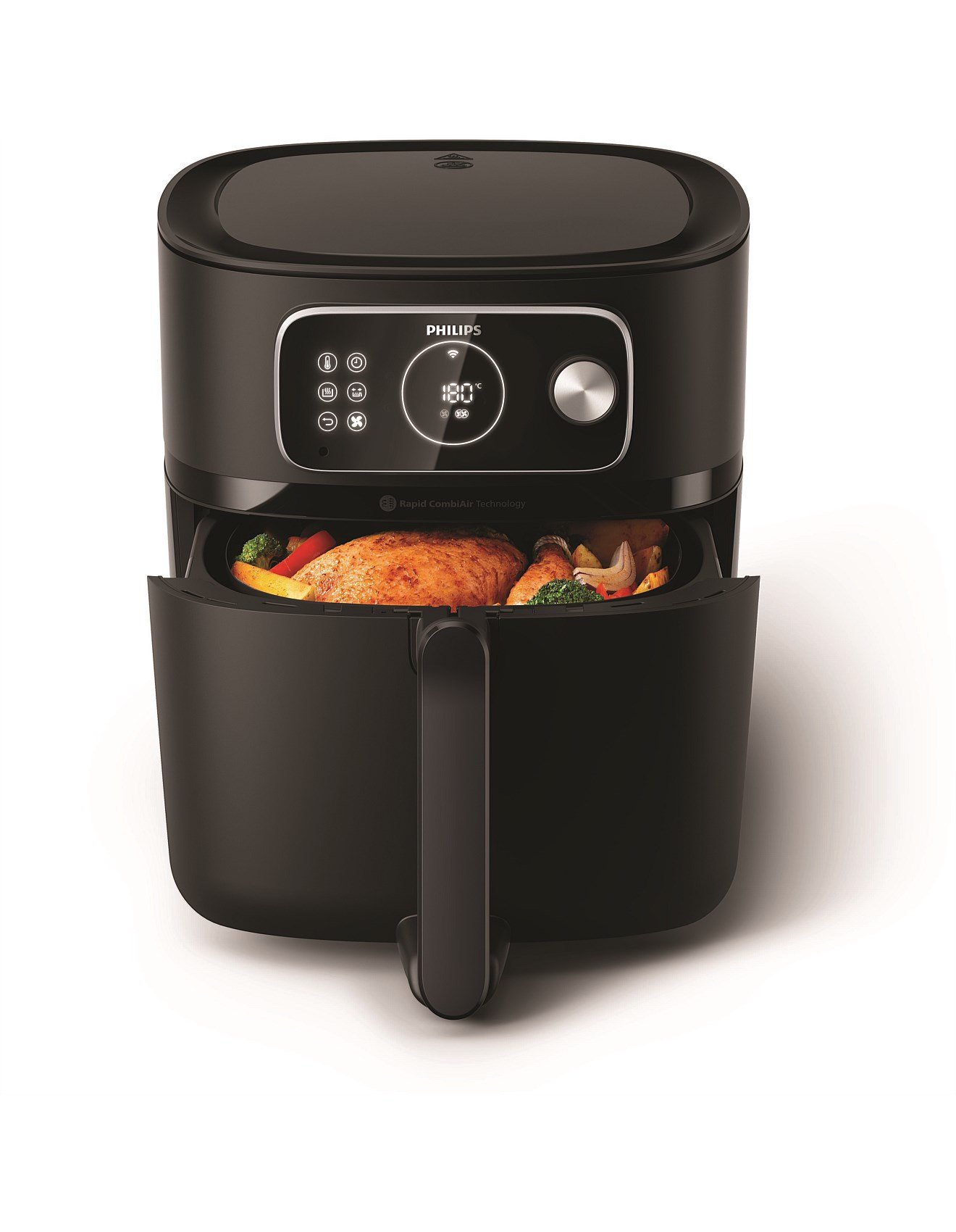 Friteuza cu aer cald Philips Airfryer Smart XXL HD9875/90, 8,3l, negru