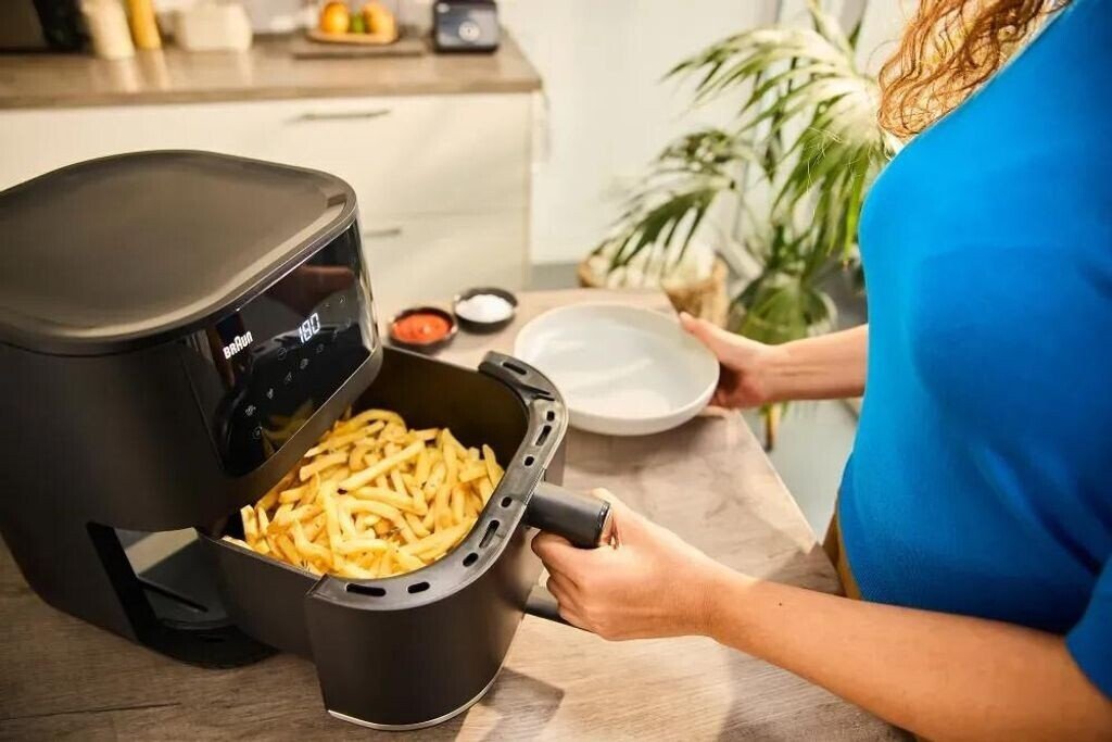 Friteuza cu aer cald Braun MultiFry 5 HF5030, 1700W, 6.0l, 8 functii, negru