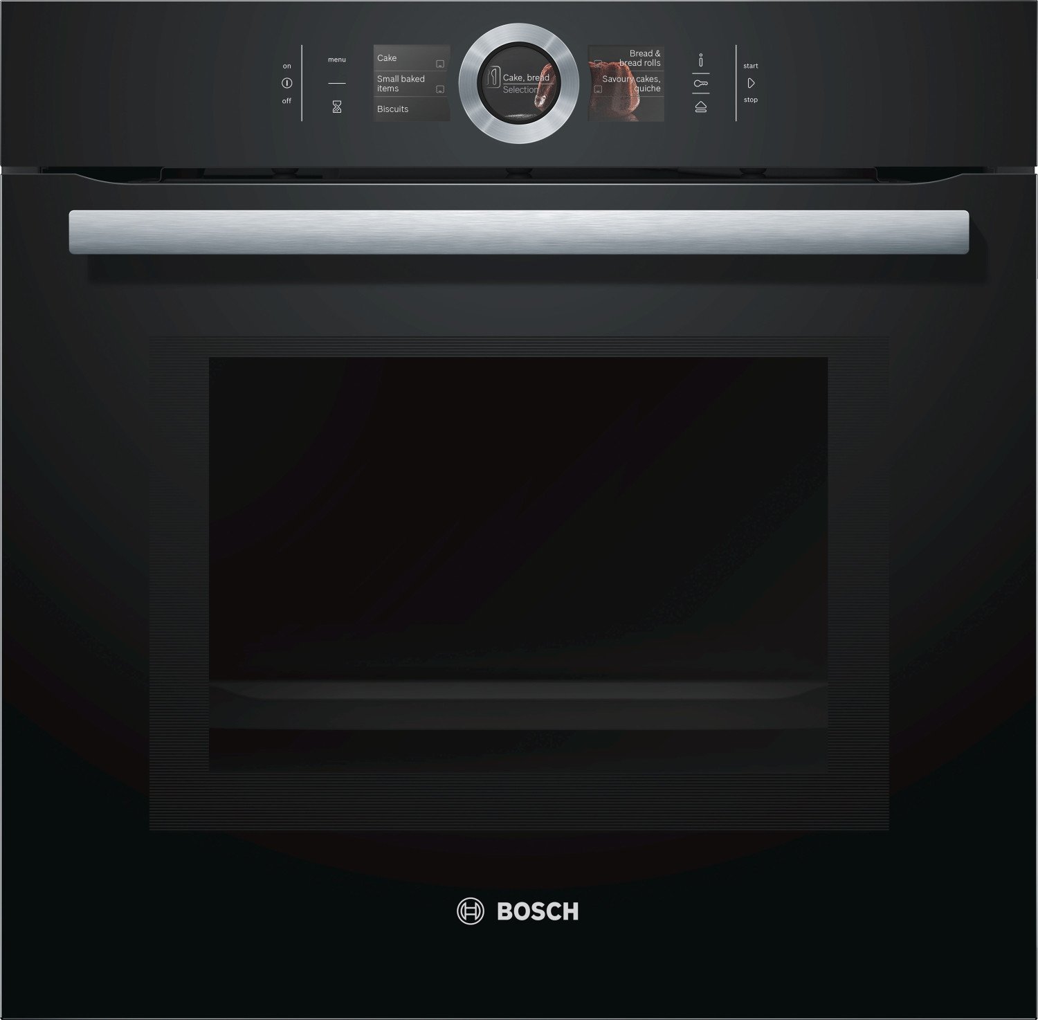 Духовой шкаф-пароварка и микроволнами Bosch HNG6764B6