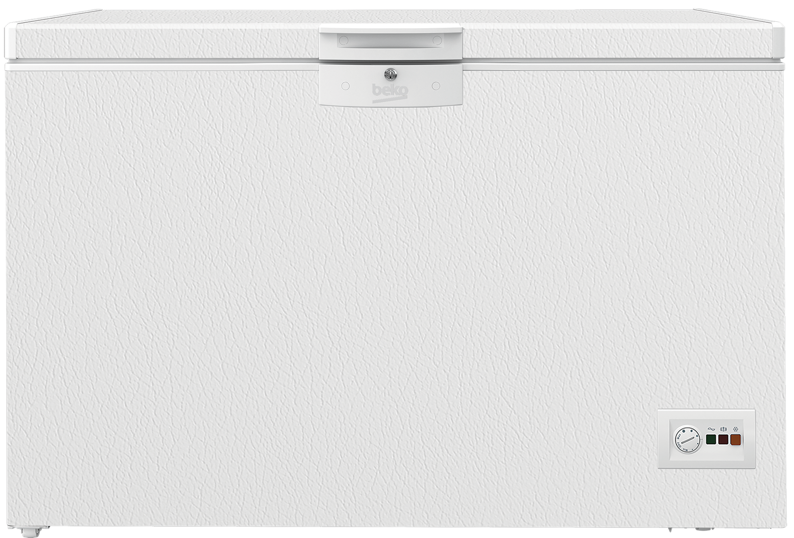 Lada frigorifica Beko HSM40031, 360 L, Panou control LED, Clasa F, Alb
