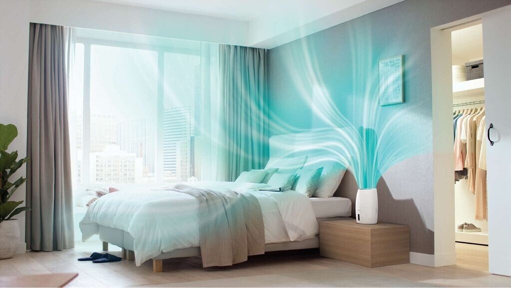 Umidificator Philips HU2716/10, NanoCloud, 3 viteze, Auto &amp; Sleep, Acoperire 32 m²