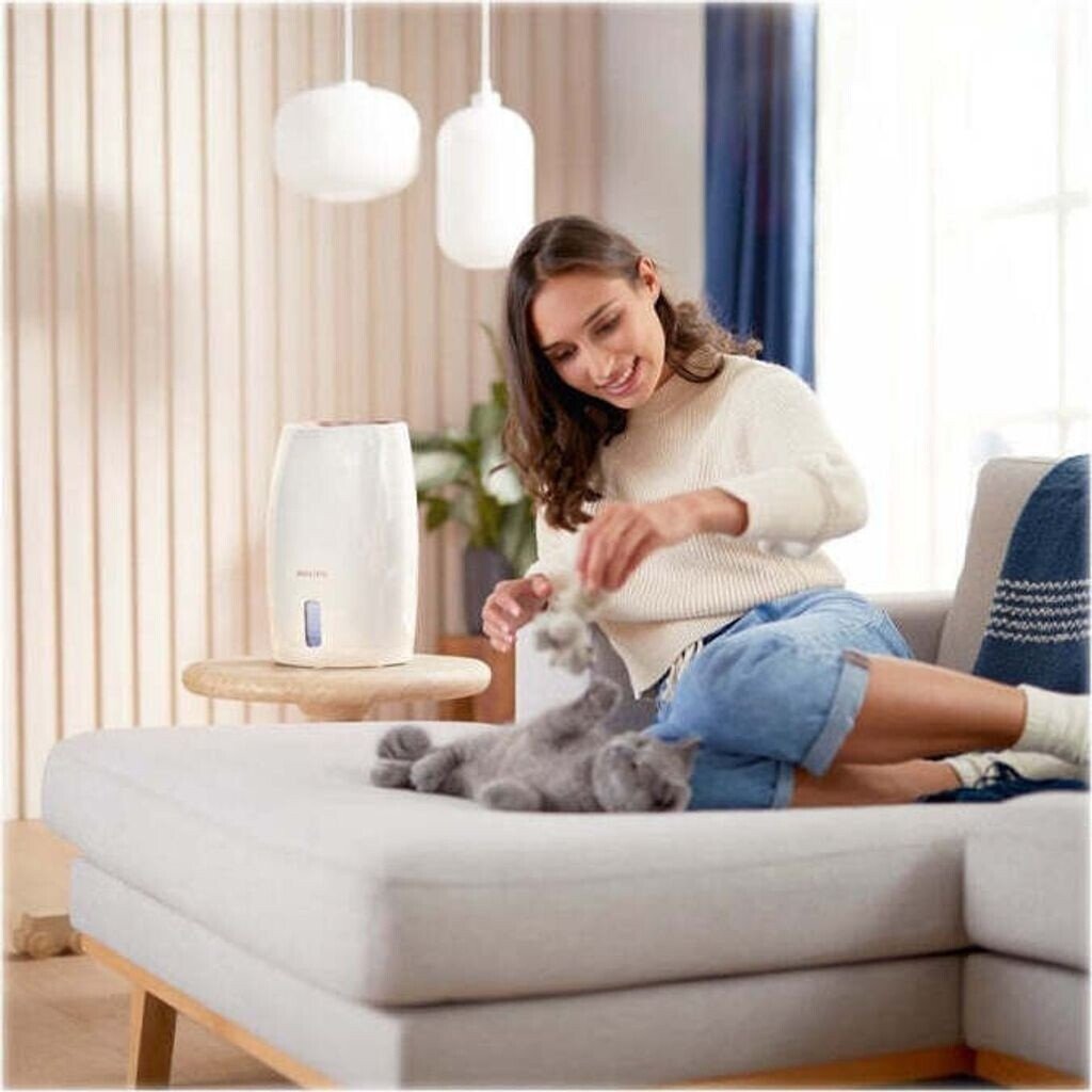 Umidificator Philips HU2716/10, NanoCloud, 3 viteze, Auto &amp; Sleep, Acoperire 32 m²