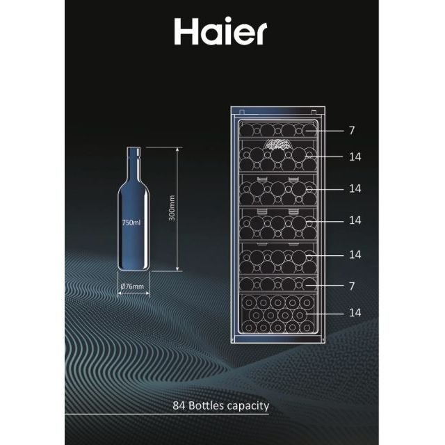 Racitor de vinuri Wine Bank 50 Seria 5 Haier HWS77GDAU1
