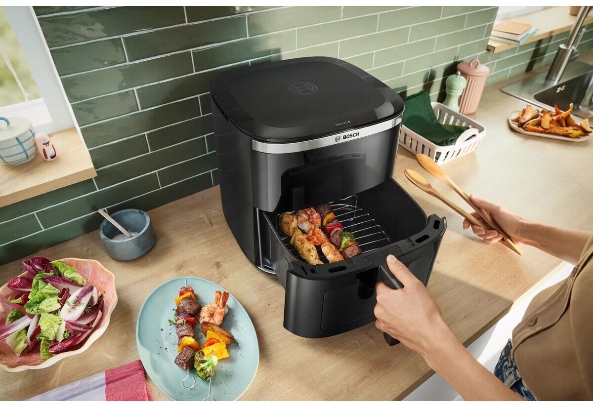 Фритюрница Bosch MAF671B1, 7.2л, 8 функций, черный