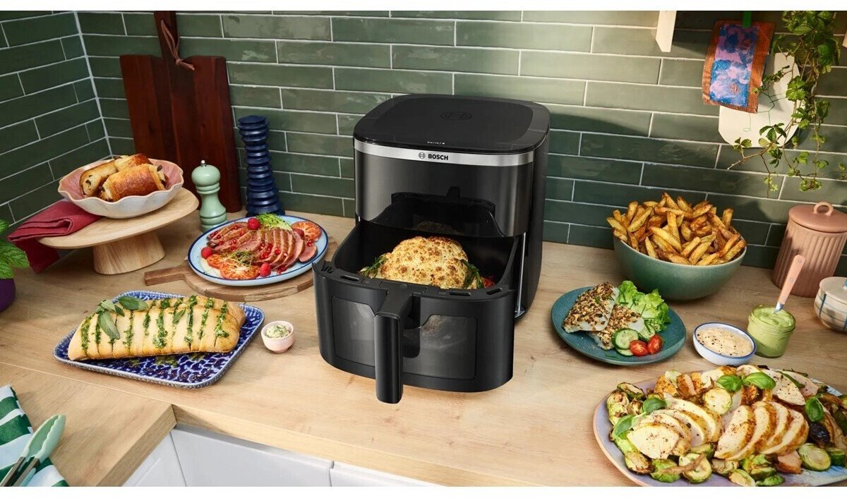 Фритюрница Bosch MAF671B1, 7.2л, 8 функций, черный