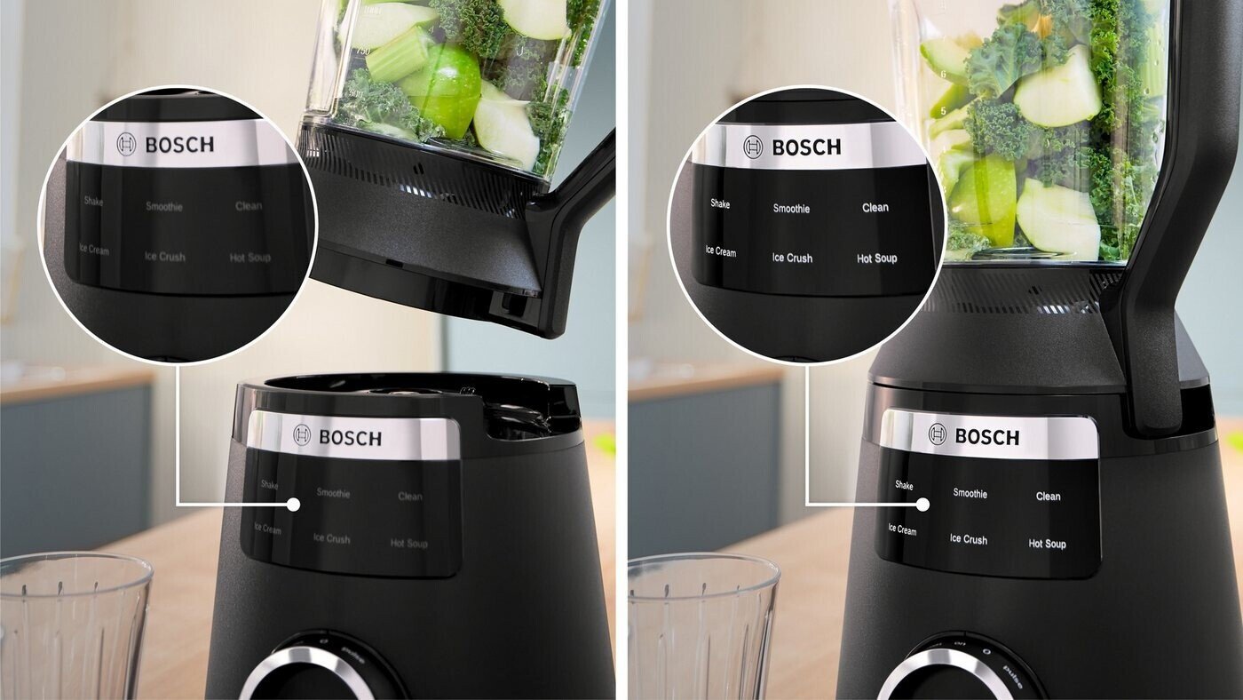 Высокоскоростной блендер Bosch MMBD665B1, VitaPower, 1800 W, Черный