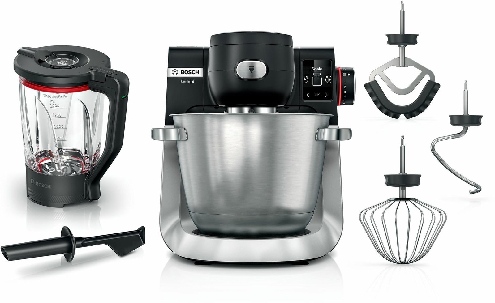 Robot de bucatarie Bosch MUMS6ZS17, 1600W, 7 trepte, bol inox 5.5 litri